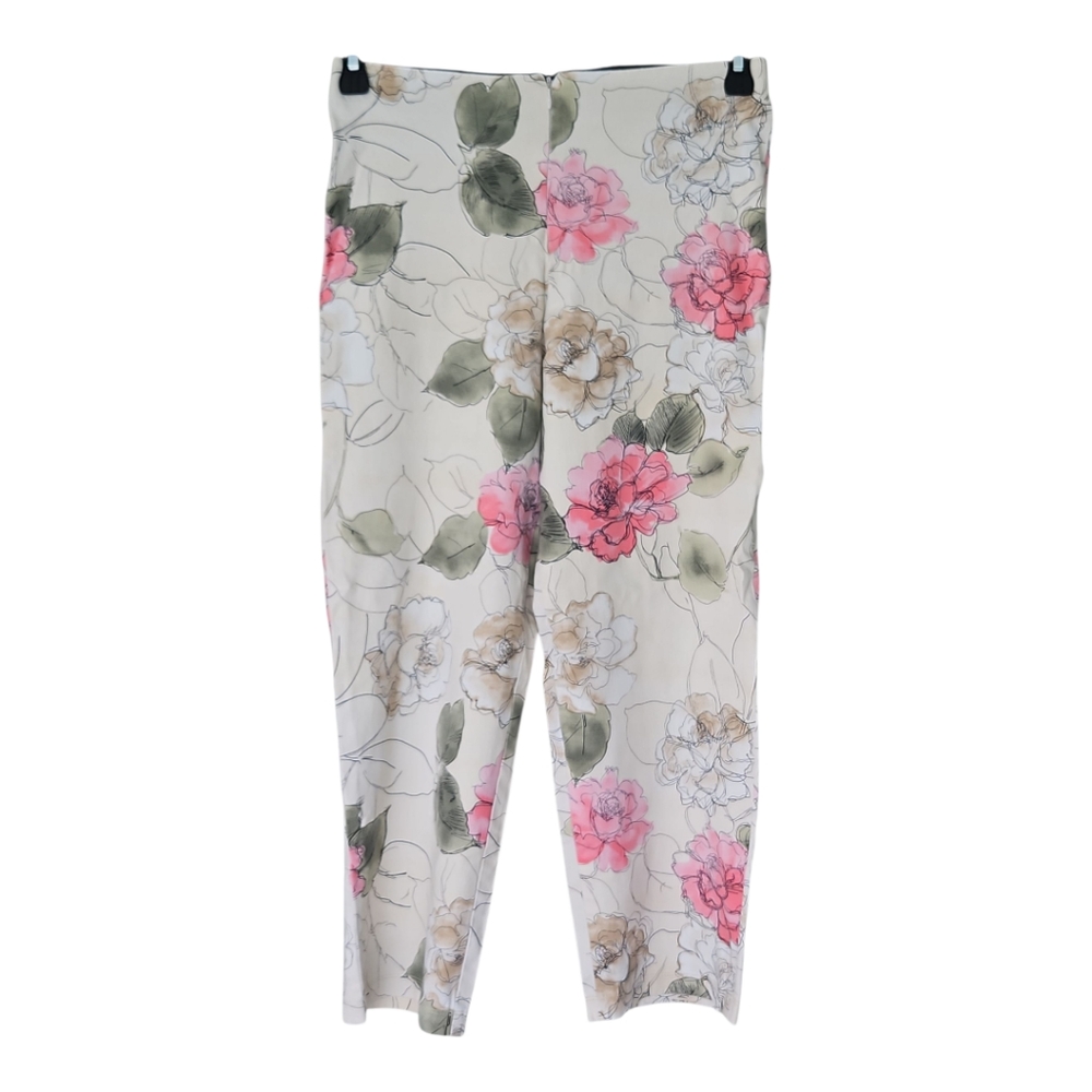 Equestrian Floral Casual Capri